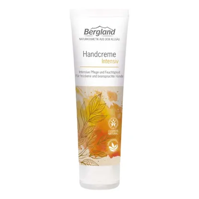 Produktbild von Die intensiv pflegende Handcreme mit Bio Jojoba-Öl, Bio Argan-Öl und Weizenkeim-Öl nährt die Haut und mildert Spannungsgefühle beanspruchter und trockener Hände. Der Wurzelextrakt des gelben Enzians stärkt die Hautbarriere und unterstützt die natürliche R 75 ml