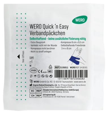 Produktbild von WERO Quick ‘n Easy Verbandpäckchen, steril