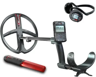 Produktbild von XP DEUS 2 34 FMF RC WS6 ST Metalldetektor mit MI-6 Pinpointer