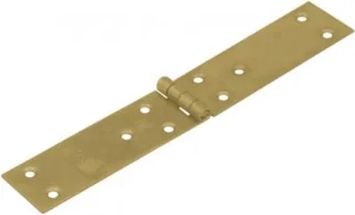 Produktbild von 10x Kistenband mit vernietetem Stift gelb verzinkt 200x35x1,5mm