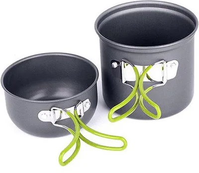 Produktbild von Camping Kochgeschirr Set Edelstahl Outdoor