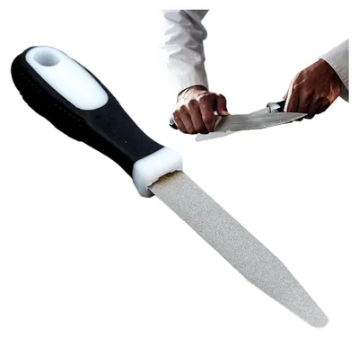 Produktbild von Schleifsteine - Beidseitiges Karbid-Schärfwerkzeug - Polierplatte Schleifstein Ergonomisches Schleifen für Scheren, Küchenmesser, Outdoor, Angeln und Gartenarbeit, Nass- und Trockenanwendung