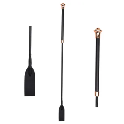 Produktbild von Waldhausen Springgerte Noblesse Gerte Schwarz/ Roségold 75 cm