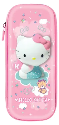 Zdjęcie produktu dla Piórnik Hello Kitty Evasquishy 3D wzór 1 Pink