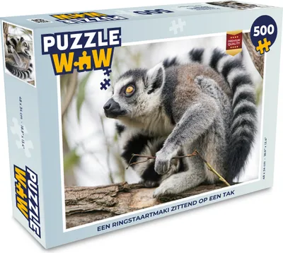 Obrázek produktu pro MuchoWow MuchoWow® Puzzle 500 ks Opice - Strom - Lemur kroužkovaný