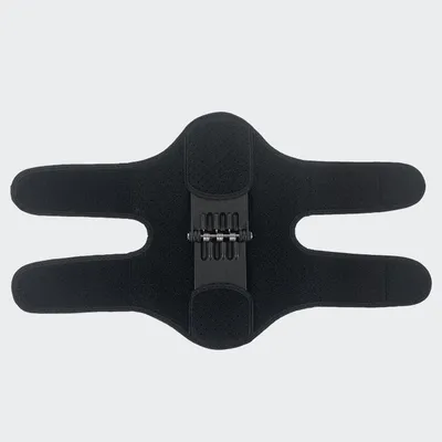 Produktbild von Kniebandage mit Stabilisator verstellbare Dreifach Federunterstützung für Sport Alltag und Rehabilitation Unisex