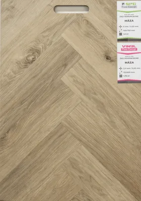 Obrázek produktu pro Lepená vinylová podlaha VINYL Floor Concept EKO HERRINGBONE Máza