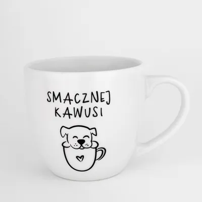Zdjęcie produktu dla Kubek 300 ml - Smacznej kawusi PIESEK