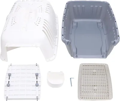 Zdjęcie produktu dla Nosidełko dla kota Wygodna, oddychająca, przenośna klatka podróżna dla kotów, psów, królików 18,5 x 12,2 12,6 cala