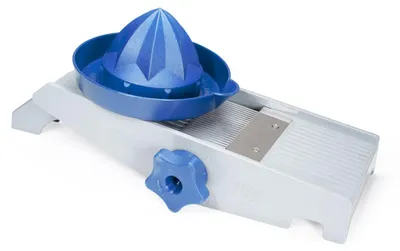 Gemüseschneider All-in-One, grau/blau, Made in Germany