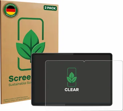 Produktbild von 2x ScreenLeaf Schutzfolie für Lenovo Yoga Tab 11.1" 2025 nachhaltiger Displayschutz Display Schutz Folie Klar Transparent
