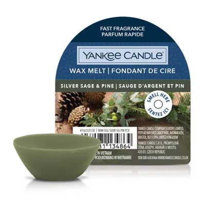Produktbild von Yankee Candle Silver Sage & Pine, andere, Grün, Kiefer, Salbei, Silver Sage & Pine, Aldehyd, Muskatellersalbei, Jasmin, Kiefer