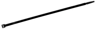 Obrázok produktu pre Káblové svorky s oceľovým hrotom, 100 kusov, 2,5 mm, 4,5 x 360 mm, čierna, balenie po 100 kusov