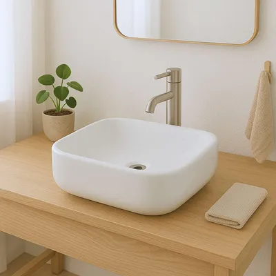 Zdjęcie produktu dla Umywalka ceramiczna łazienkowa Paula Gabrielle 450x400x145 mm