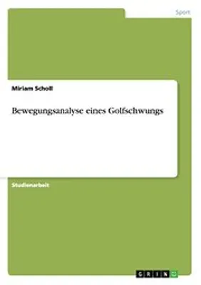 Image de Bewegungsanalyse eines Golfschwungs