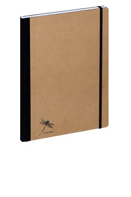 Produktbild von PAGNA Notizbuch A4 Pur 192S kariert natur 1Stk