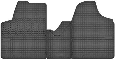 Productafbeelding van Rubberen automatten voor Citroen / Fiat / Peugeot / Toyota Jumpy II / Scudo II / Expert II / ProAce I 2007-2016 / 2006-2016 / 2013-2016 – 3-delig, zwa
