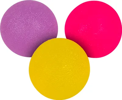 Produktbild von Aidapt Stressbälle rund - 3er Pack