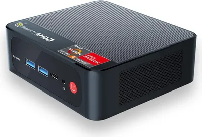 Produktbild von AMD Ryzen 5 5560U (6C/12T, bis zu 4,0 GHz), SER5 Mini-Computer W11 Pro, 16G DDR4/1 TB M.2 NVME SSD, drei Displays, HDMI/DP, Typ-C, WiFi6, BT5.2