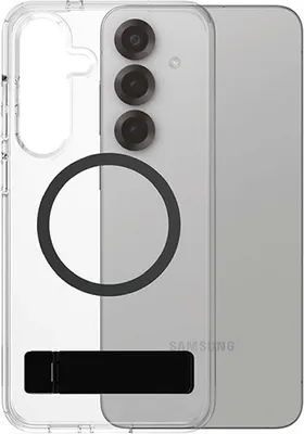 Productafbeelding van CARE telefoonhoesje met standaard en QI-opladen, geschikt voor de Galaxy S25 Plus