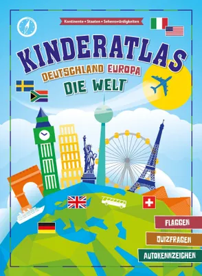 Produktbild von Kinderatlas Deutschland, Europa, die Welt