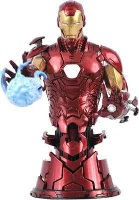 Obrázek produktu pro Merc Figur Iron Man Bust  15cm PVC 15cmDiamond Marvel Comic