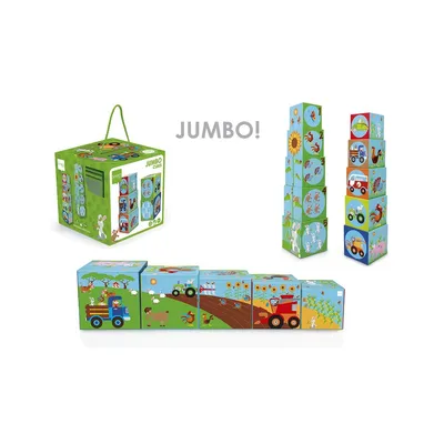 Produktbild von SCRATCH - Jumbo Stapelspiel Pyramide Bauernhof