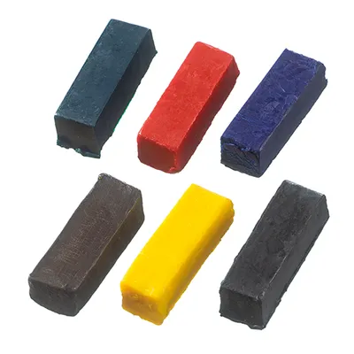 Produktbild von Farbpigment-Stäbchen für Wachs 6 Stk. sortiert