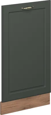 Pannello Frontale Per Lavastoviglie Vicco Fame-Line - Verde-Oro Country House, 60 Cm, Senza Piano - 3