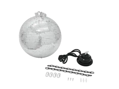 Produktbild von Eurolite Mirror ball 30cm with MD-1515 motor, Multi, 230V, 50 Hz, 2 kg, 30 x 30 x 30 mm