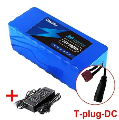 Produktbild von 36V 100Ah Lithium-Ionen-Akku - 10S4P E-Bike Akku Pack - 1000W - Mit BMS - Für 42V E-Bike und Elektroroller - DC-Stecker T-DC