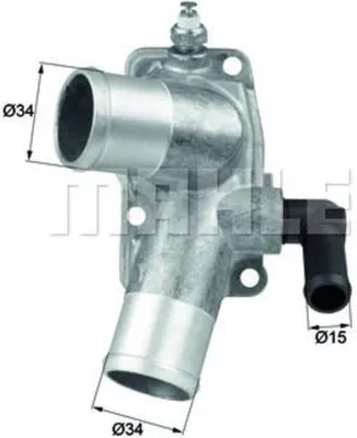 Produktbild von MAHLE ORIGINAL TI 42 92D Kühlwasserthermostat 92°C Kühlmittel