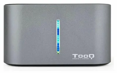 Obrázok produktu pre TooQ TQDS-805G, HDD, SSD, SATA, 2.5,3.5", 8 TB, USB 3.2 Gen 1 (3.1 Gen 1) Type-B, Hliník