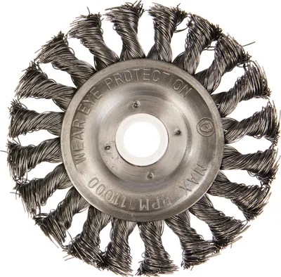 Produktbild von BGS 3985 Scheibenbürste / Zopfrundbürsten, 115 mm Durchmesser