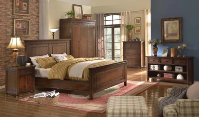 Immagine prodotto di Letto Comodino Armadio 7 pezzi Camera da letto Design Set Set di letto