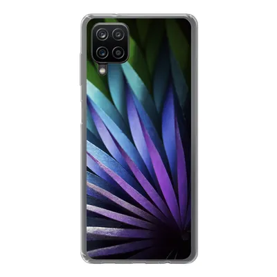 Produktbild von MuchoWow® Handyhülle Schutzhülle Hülle für Samsung Galaxy A12 Blumen - Geometrie - Abstrakt Silikon Softcase Handy Hülle - Bild