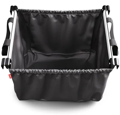 Immagine prodotto di Achilles Easy-Shopper in alluminio, borsa pieghevole per la spesa, compatibile con tutti i carrelli della spesa standard, colore nero, dimensioni 33x50x38 cm