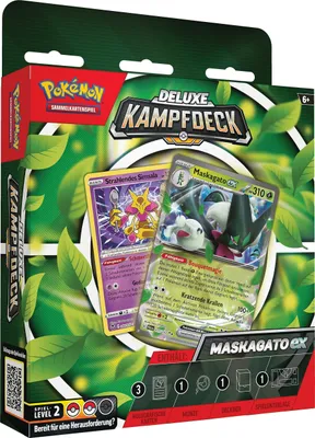 Immagine prodotto di Pokémon Deluxe Mazzo da Battaglia Maskagato con 60 carte