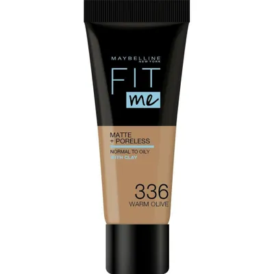 Obrázek produktu pro Maybelline, Fit Me Matte + Poreless, Liquid Foundation, 336, Warm Olive, 30 ml