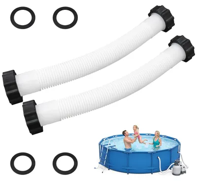 Zdjęcie produktu dla Wąż do basenu, dwuczęściowy, o średnicy 38 mm, długości 40 cm, przeznaczony do użytku powierzchniowego