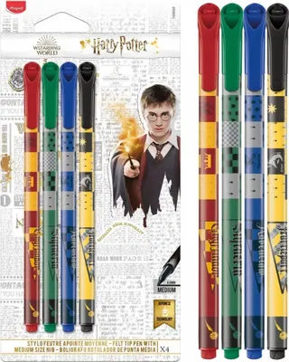Immagine prodotto di maped 749600 4 maped HARRY POTTER Fineliner farbsortiert 0,8 mm