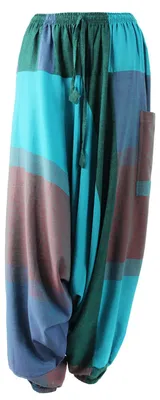 Produktbild von Pluderhose - Pumphose - Haremshose - Aladinhose - multicolor - Himmel