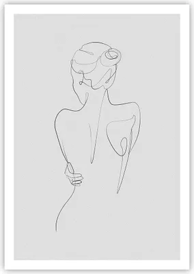 Produktbild von Poster - Poster ohne Rahmen - Körper Frau Zeichnung - 70x100 cm - Wand Bild - Wanddeko - Wandbilder - Kunstposter - Wandposter - Bilder - Kunstdruck - Wanddekoration - Wandbild - P2XPA70x100-4651