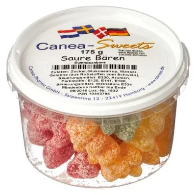 Image de Bonbons oursons acidulés 175 g