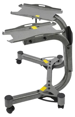 Produktbild von Verstellbarer Hantelständer - Ständer für verstellbare Kurzhanteln - Metall - 64x39x62 cm - Tragkraft 100 kg - Für Zuhause und Fitnessstudio