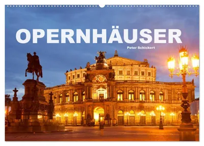 Produktbild von Opernhäuser (Wandkalender 2027 DIN A2 quer), CALVENDO Monatskalender