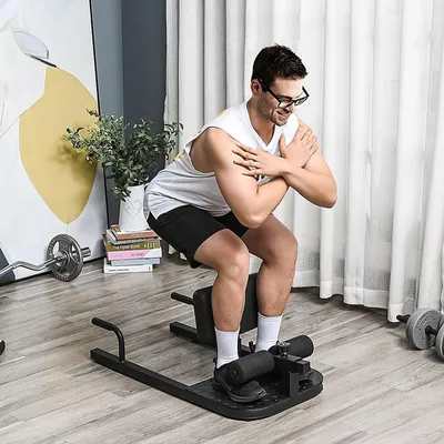 Produktbild von Sissy Squat Kniebeugentrainer Bauch Gesäß 3-in-1 120 kg Schwarz