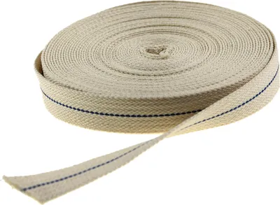 10 m Flachdocht, Dochtband, Lampendocht 16 mm für Petroleumlampen, Petroleumlaternen