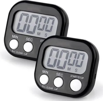 Immagine prodotto di Orologio da cucina digitale con sveglia e cronometro/funzione conto alla rovescia (nero)