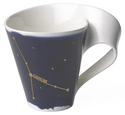 Obrázek produktu pro NewWave Stars, hrnek s uchem, motiv: Rak/Rakovina, rozměry: 130 x 95 x 113 mm, objem: 240 ml, výrobce: Villeroy & Boch, artikel číslo: 1016165816, EAN: 4003686393820
